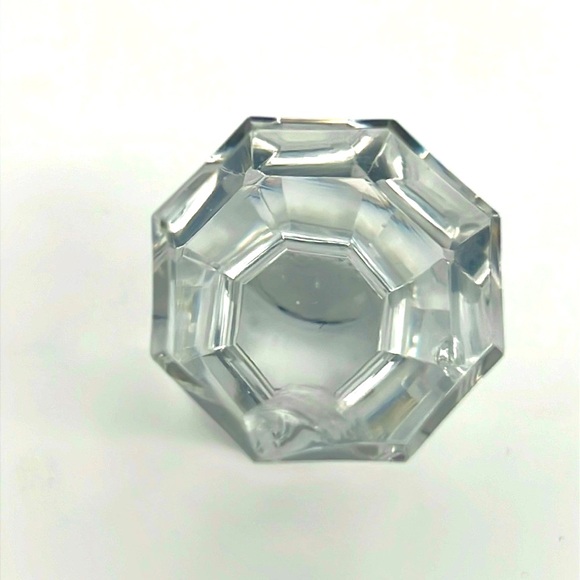 Vintage Paden City Glass Spring Orchard Decanter Frosted and Etched 4 Lobe c1930 - Picture 10 of 12